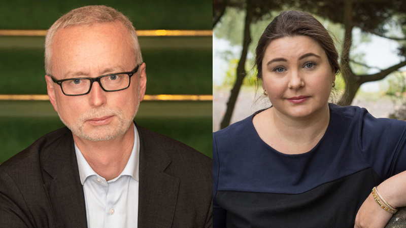 Frdledare ciceron och huvudfrelsare Dick Harrison och frelsare Katarina Harrison Lindbergh